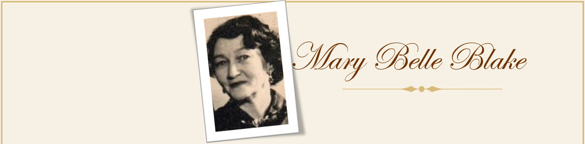 Blake, Mary Belle - Person Profile